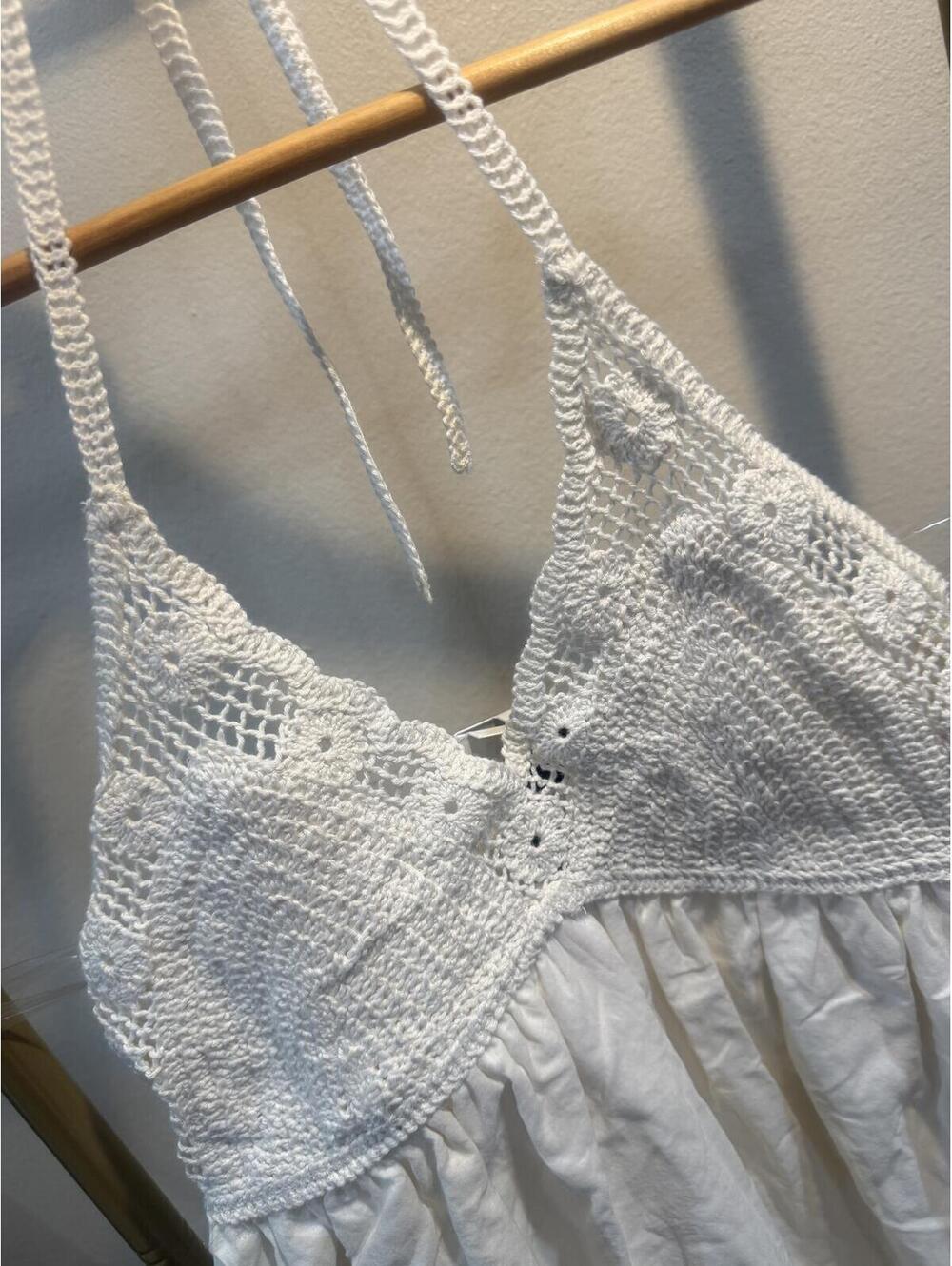 Brand New boho chic with top crochet wild fable Dresses